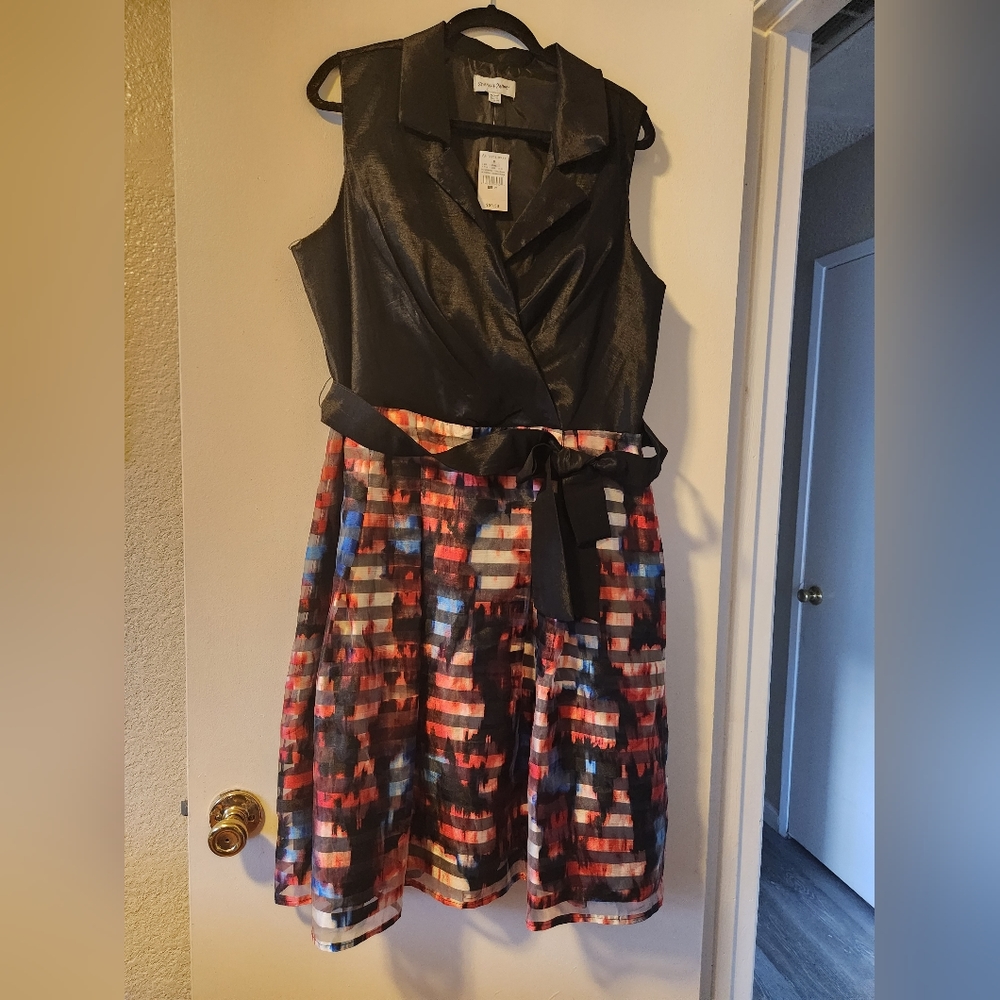Size 20 Black Floral dress